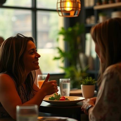 Imagen de un video testimonial para una cadena de restaurantes veganos llamada 'VerdeVida'