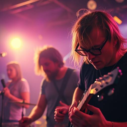 Video musical de una banda indie local